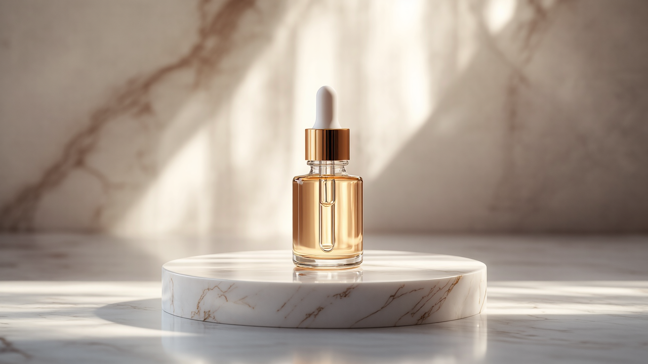 AI-generated skincare ad creative